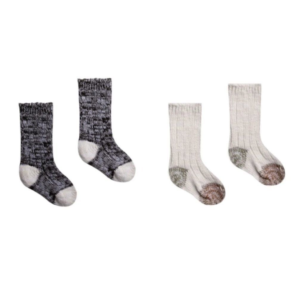 NWT! Rylee + Cru Chunky Knit Socks Set, Size 8-9Y